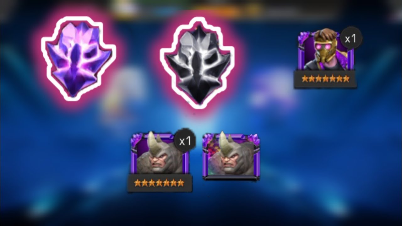 MCOC: Claiming 7⭐ Rhino and Star-Lord(Stellar-Forged)! (Crystal Opening #20)