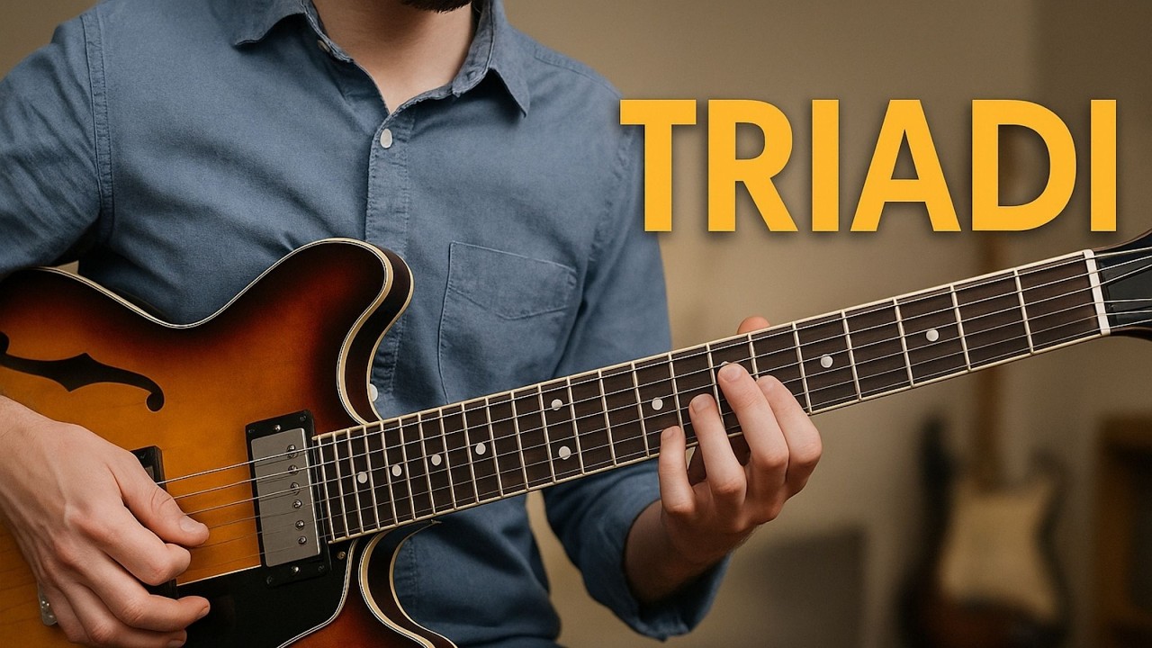 Inizia a suonare le triadi COSÌ per FAR ESPLODERE il tuo modo di suonare la CHITARRA