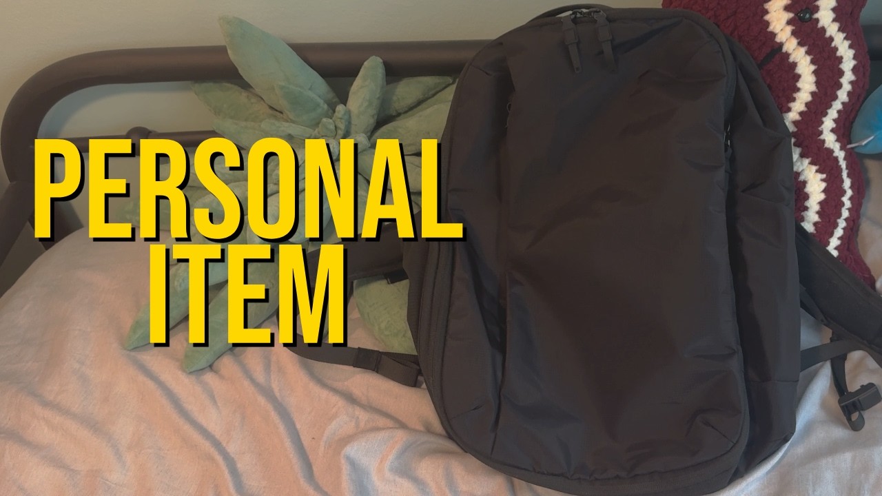 How to Pack for 7 Days in a Personal Item Bag. (Almond Oak Review)