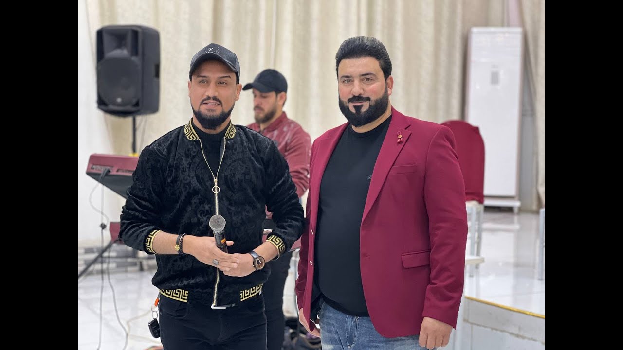الفنان احمد الغريب و لازم الجبوري في قاعة القصر الابيض بعدسة ممد كريم اخراج محمد اصلان