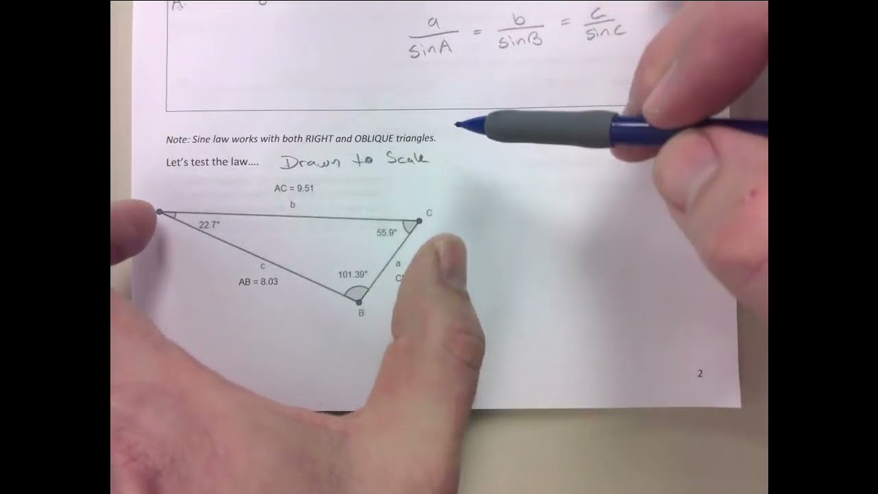 INTRO TO SINE LAW (SIDES)