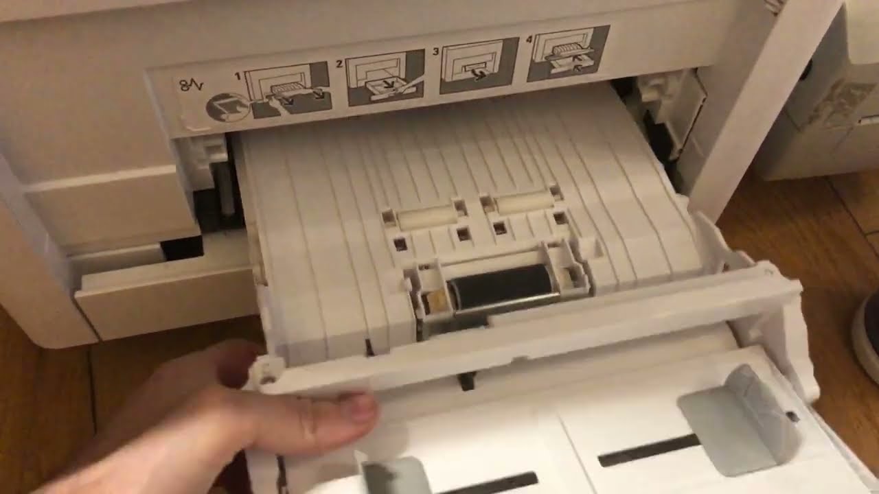 📄 Как устранить замятие бумаги на лазерном принтере Xerox Phaser 6510