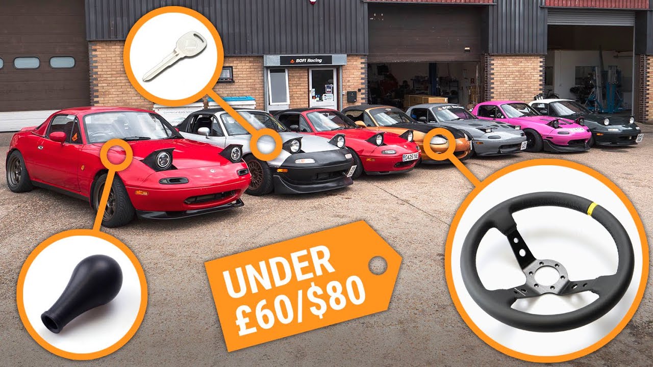 8 ДЕШЕВЫХ МОДИФИКАЦИЙ ЗА 10 МИНУТ ДЛЯ ВАШЕЙ Mazda MX-5 Miata