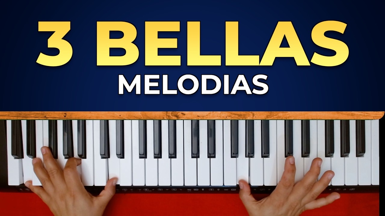 3 Bellas melodias que debes aprender en el piano para sonar increible