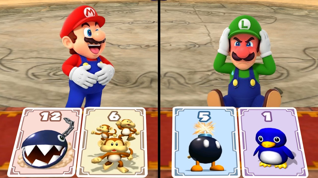 Mario Party 8 Minigames Battle - Mario VS Luigi VS Peach VS Yoshi (Master Difficulty)