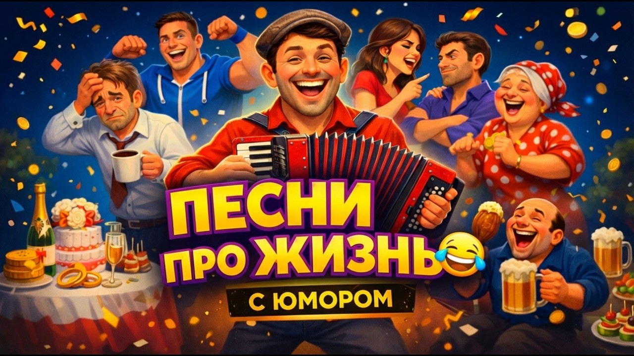 😂Песни с юмором  | 💼💔Про жизнь, работу и отношения  (Сборник канала)