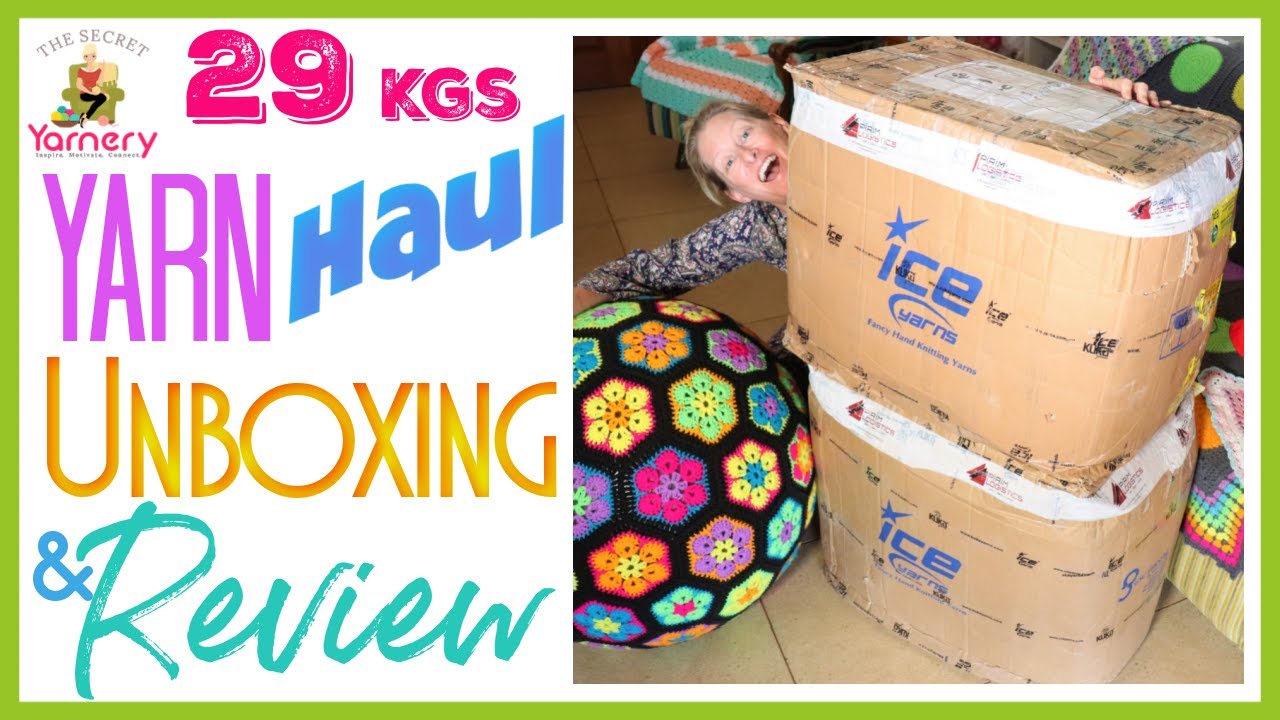 HUGE Ice Yarn Haul & Unboxing 🎁 Saver Gone Wild! 🐯 29kgs Yarn Shopping 🧶Knitting Crochet Podcast