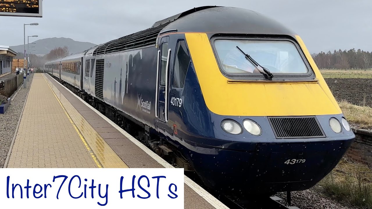 ScotRail Inter7City HSTs at Newtonmore, HML, 5/4/2024 | Boom Trainspots