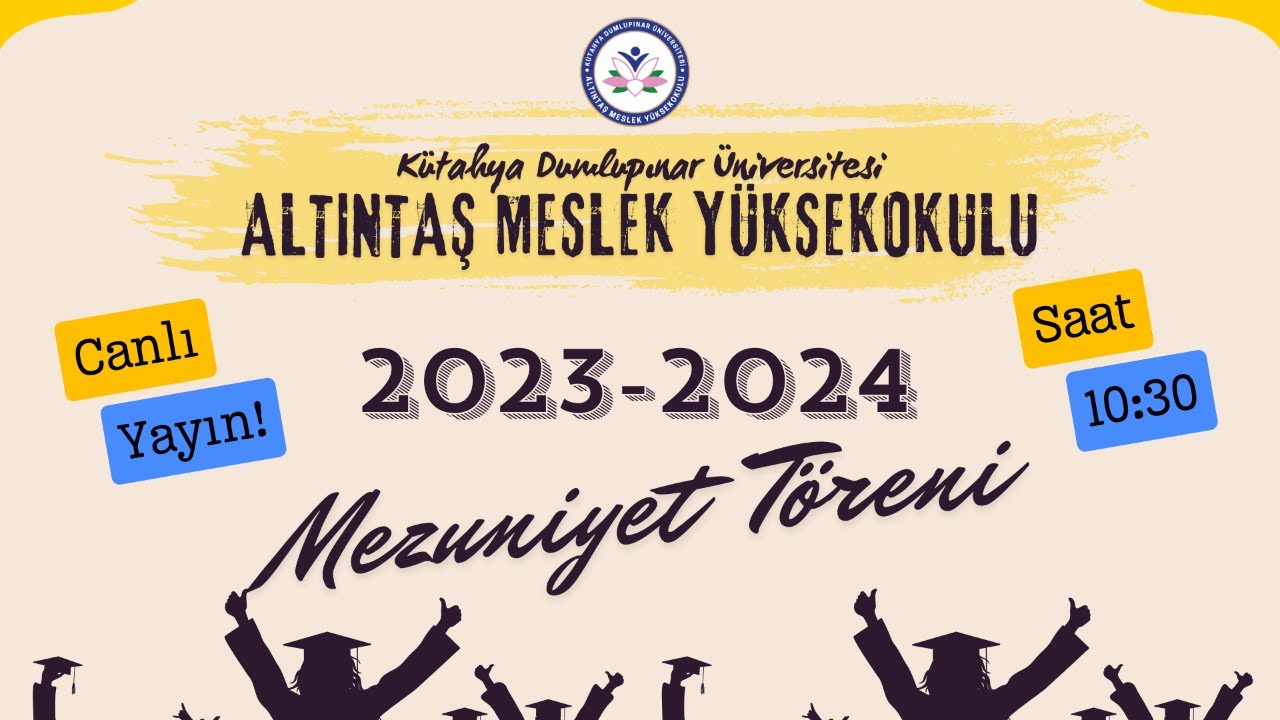 2023-2024 Akademik Yılı Mezuniyet Töreni