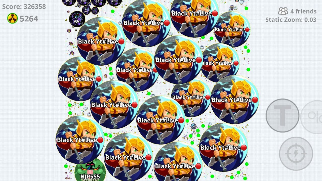 Black Yt Live Agario🙈❤️ | AGARIO MOBILE |