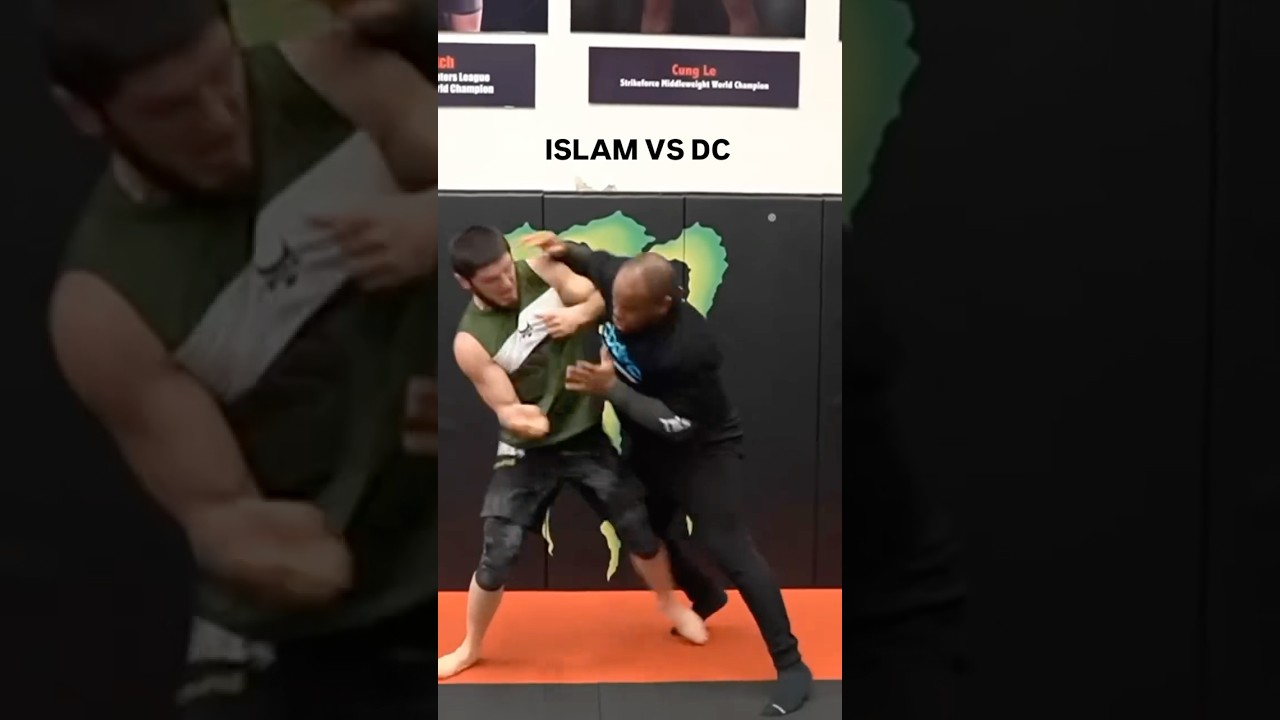 DC tried bullying Islam Makhachev until this happened 🤼&zwj;♂️ #ufc #shorts