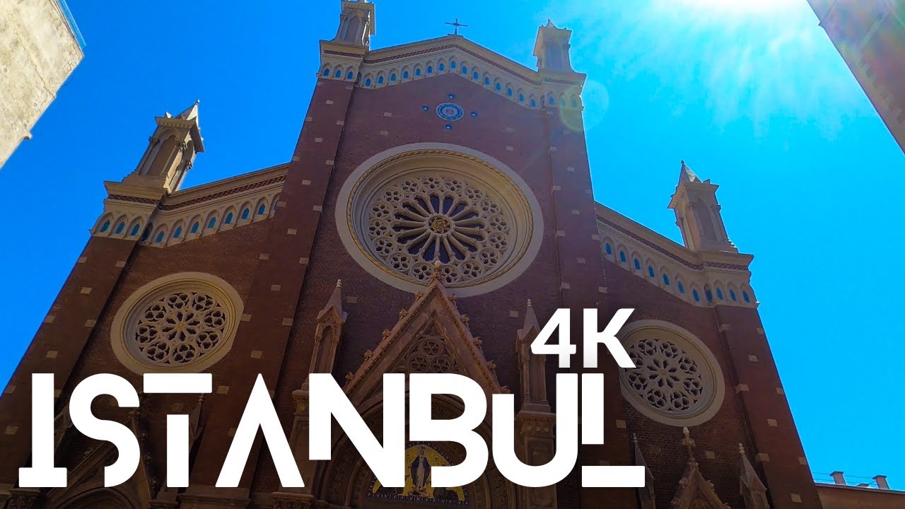 Beyoğlu Walking Tour | Istanbul 4K | Beyoglu - Galata Tower - Istiklal Avenue - Taksim