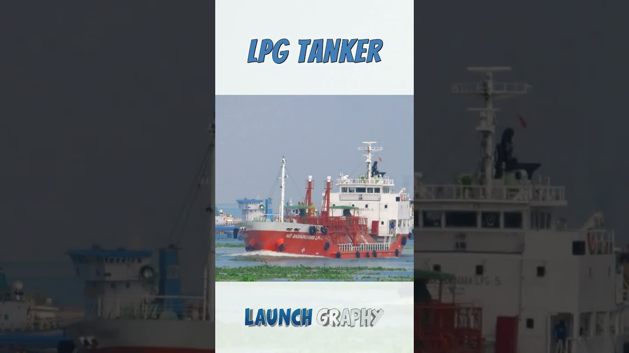 Lpg tanker ship, liquefied petroleum gas tanker