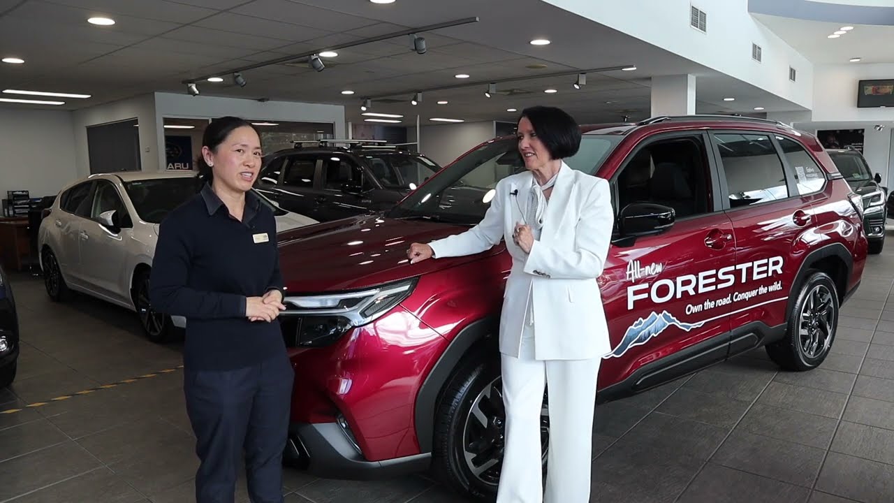 MY26 Subaru Forester with Bonita Lin and Madeline Tynan