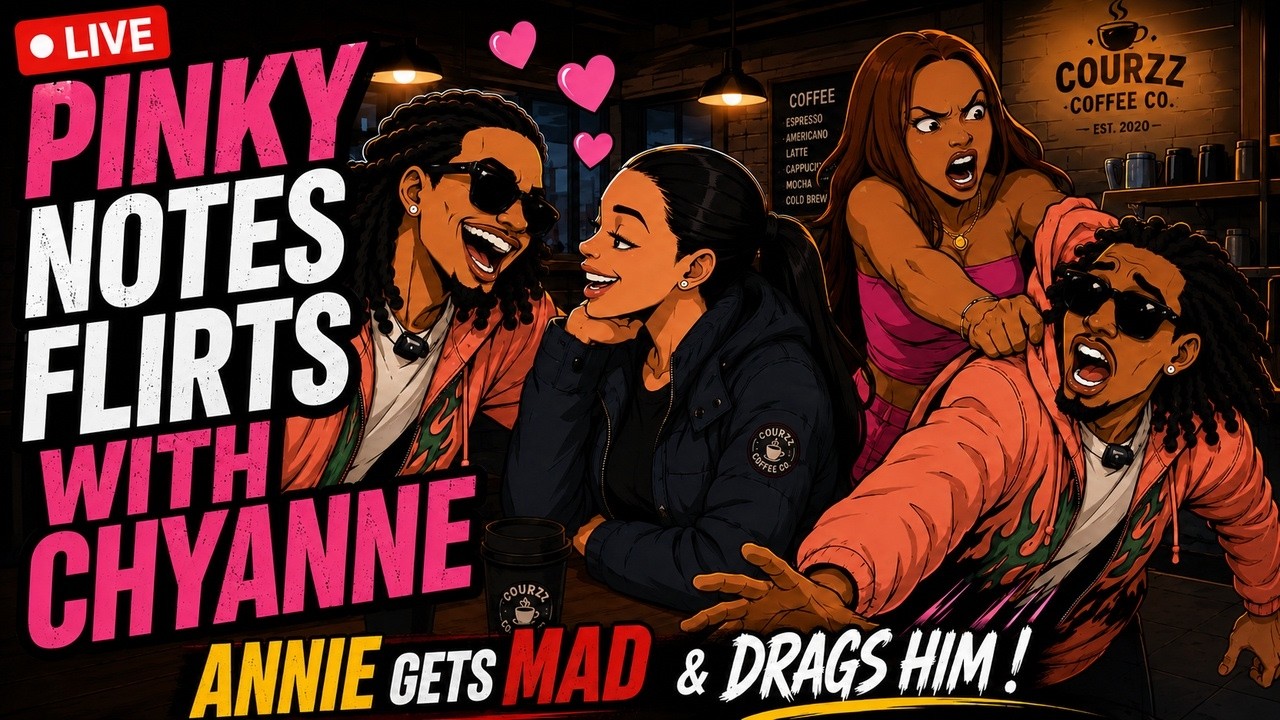 Pinky Notes Flirts With Chyanne On Live&hellip; Annie Gets MAD & Drags Him Off 😳 | The Live Report