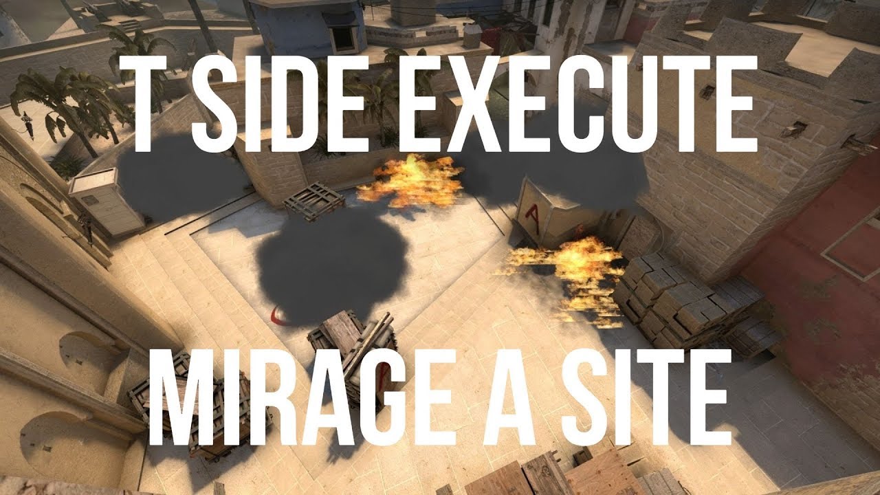 CSGO - T Side Executes - Mirage A Smokes