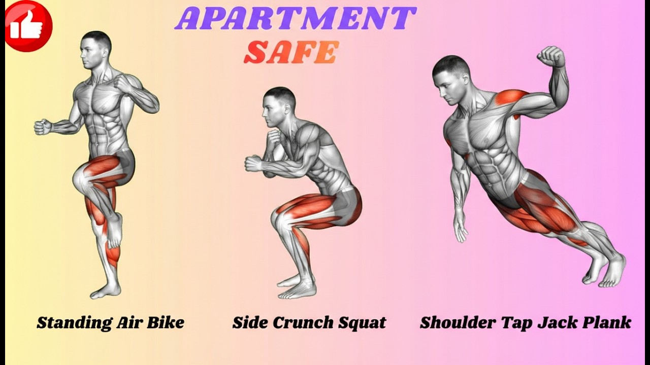 Standing Abs & Cardio Workout | Lose Belly Fat Without Crunches