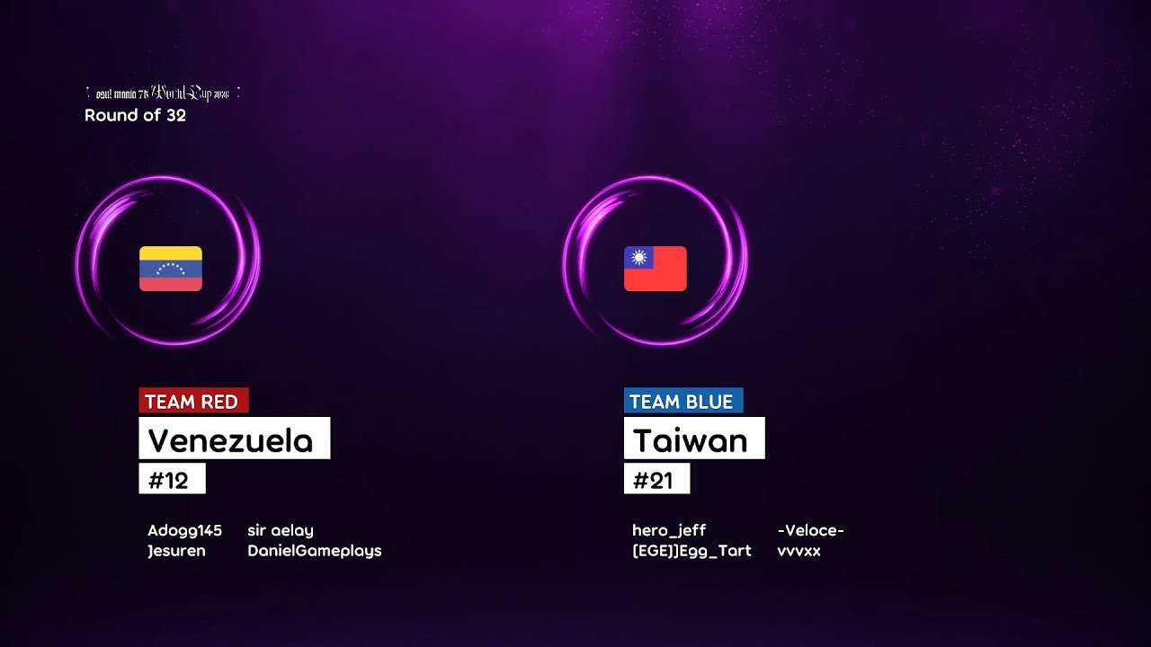 osu!mania 7K World Cup 2026 | Round of 32 | Венесуэла против Тайваня