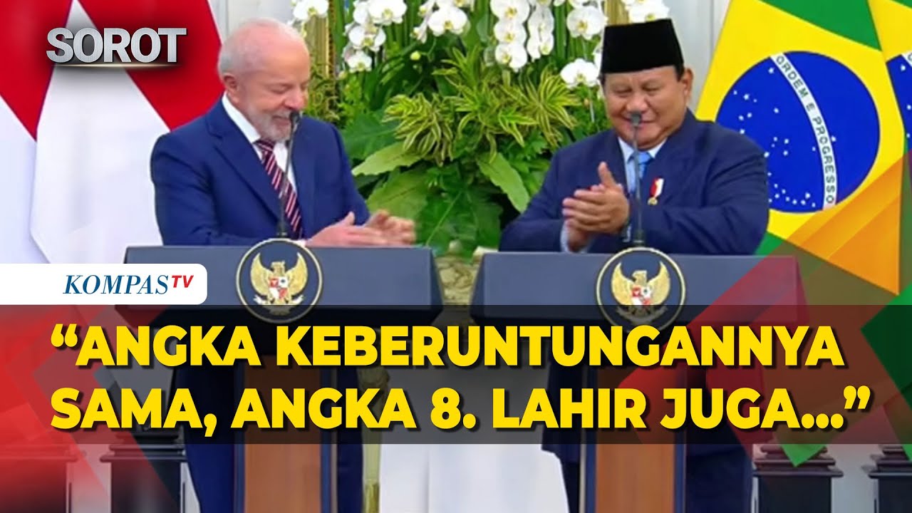 [FULL] Pecah Tawa! Canda Prabowo ke Presiden Lula Da Silva: Kalau Diizinkan oleh Ibu Negara Brasil