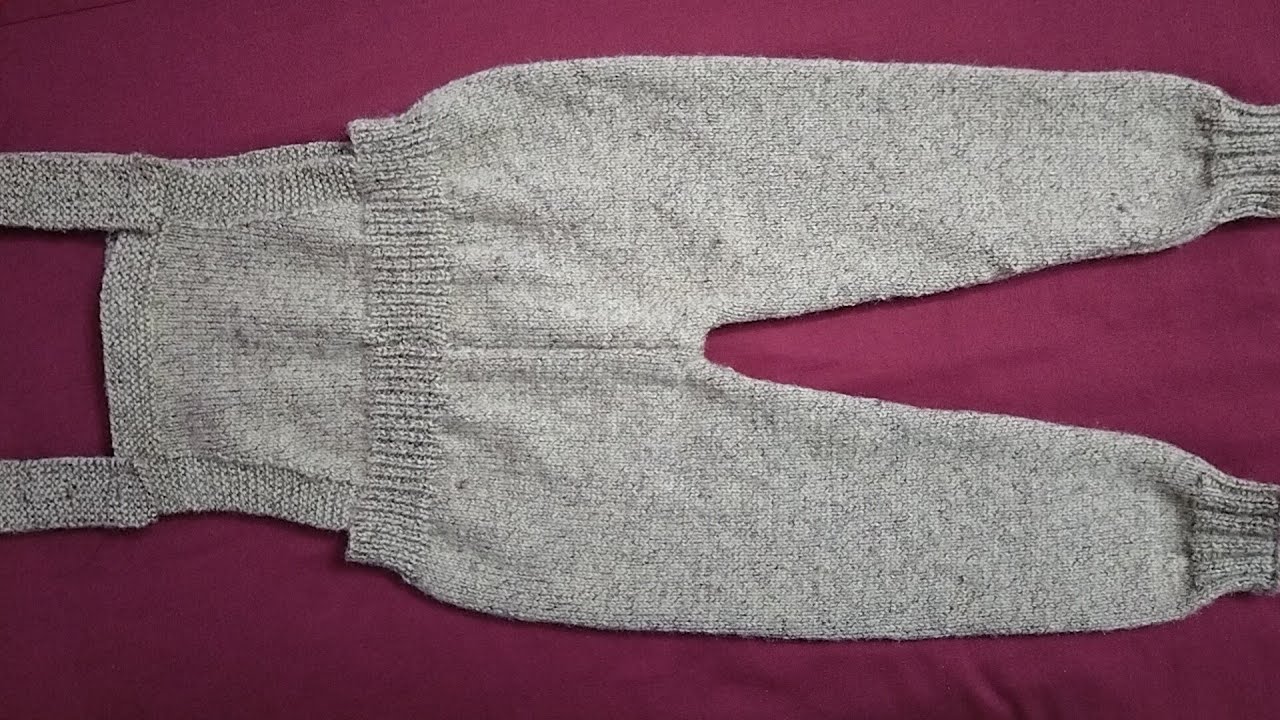 2 year baby के लिए Dungaree बनाये आसान तरीके से step/ step how to knit a dungaree @Poojacreations7