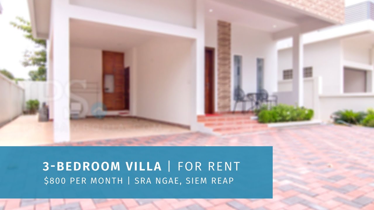 Property Code 9142 | Villa For Rent - Sra Ngae, Siem Reap | IPS Cambodia