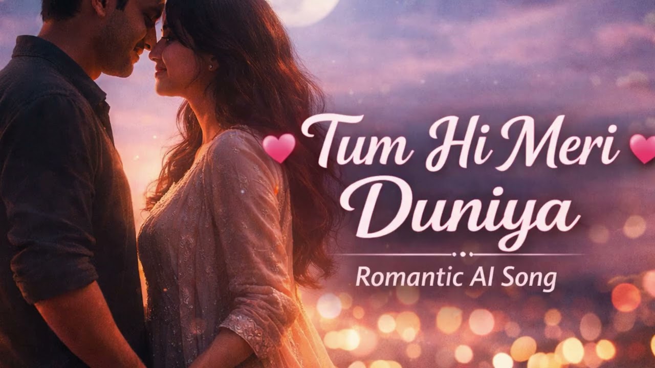 Tum Hi Meri Duniya ❤️ | Romantic AI Song | Soft Love Melody | Hindi Love Song