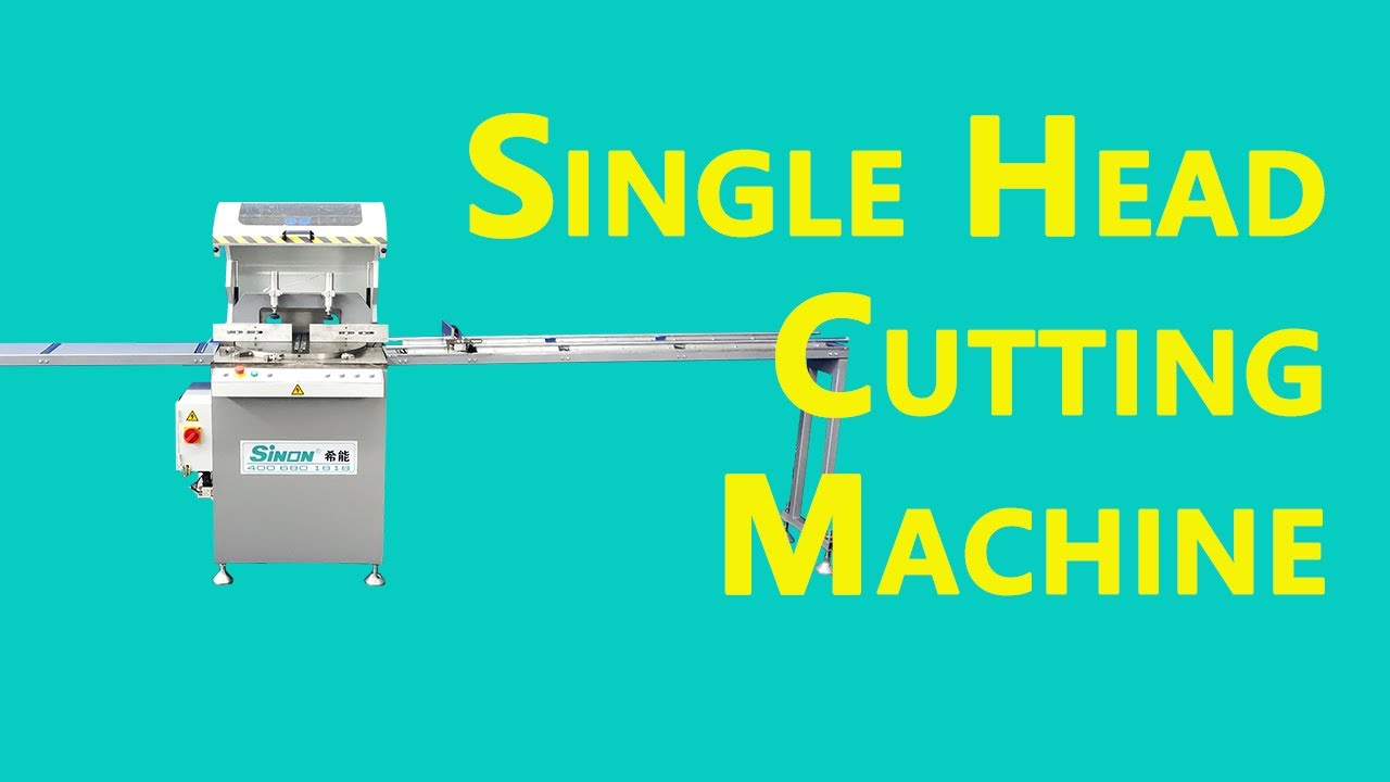 Automatic Single head variable angle cutting saw for aluminium profiles