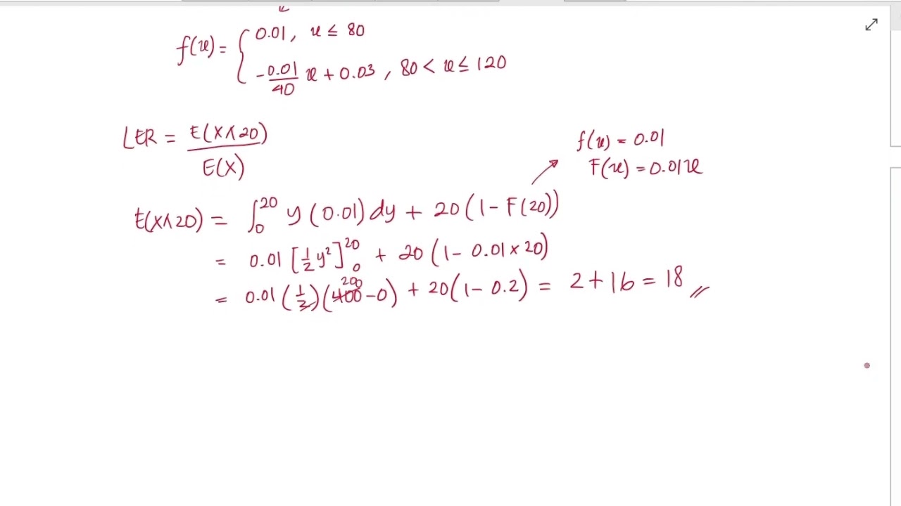 Pembahasan Soal PAI TA2 November 2025 No 7 - Loss Elimination Ratio