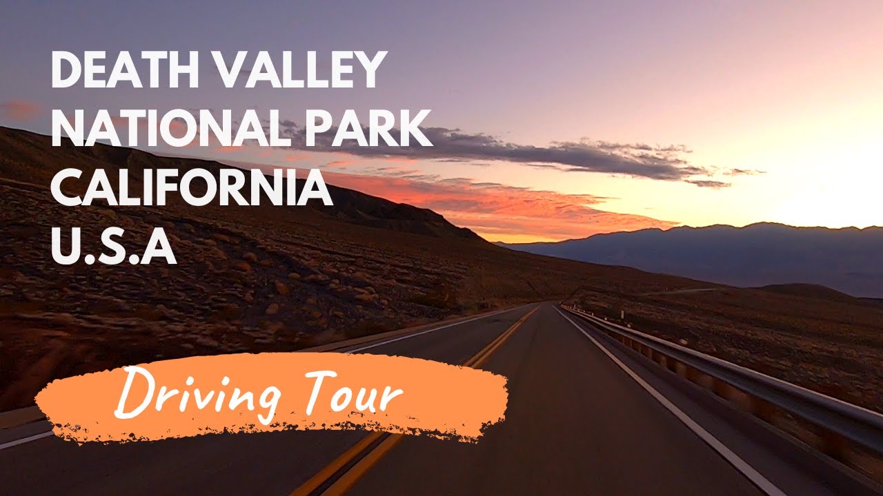 USA Road Trip Tours | Death Valley National Park | Driving on sunset time
