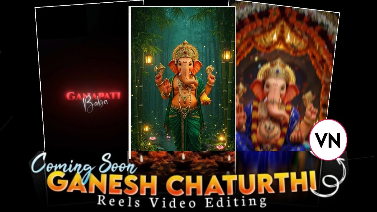 Coming Soon Ganesh Chaturthi Special Video Editing | VN App Editing Tutorial