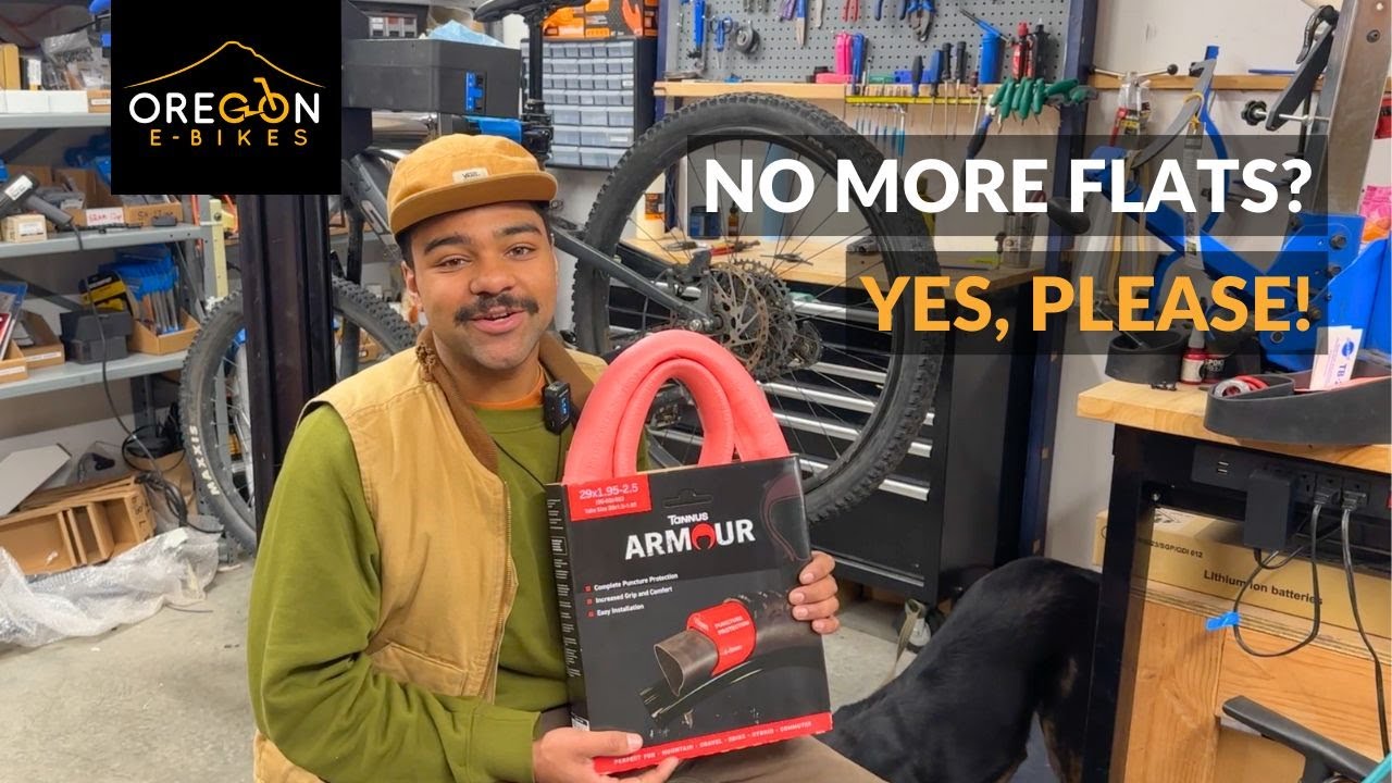 Get fewer flats on your ebike with Tannus Armour Tire Liners
