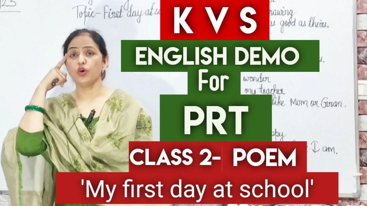 KVS  English complete demo(Class 2, Poem)