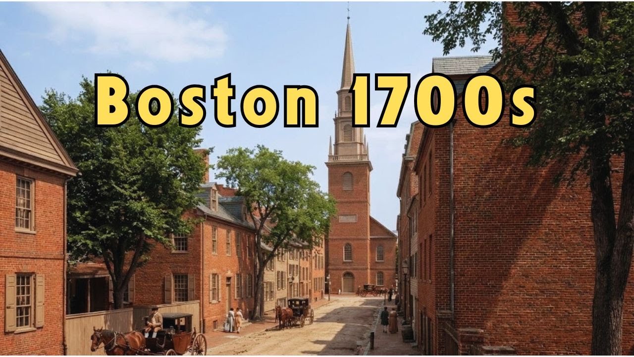 Daily Life Of Boston 1700s (AI Reconstruction)