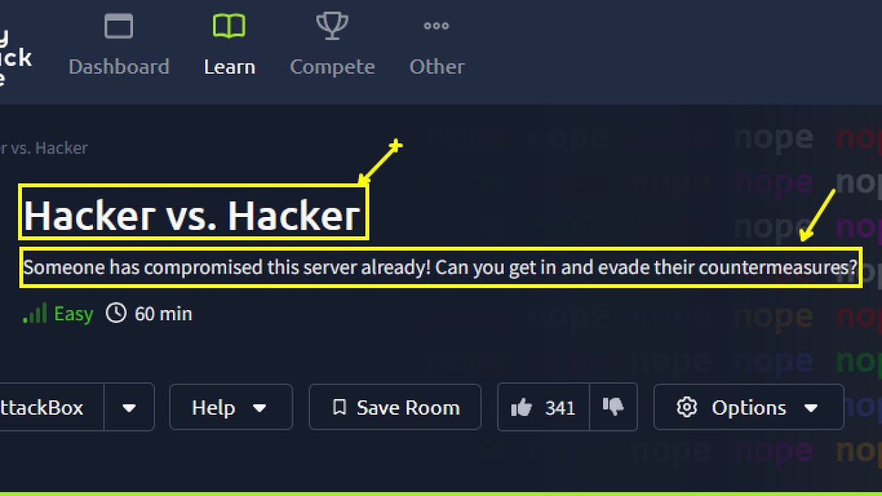 Hacker vs Hacker - TryHackMe Walkthrough