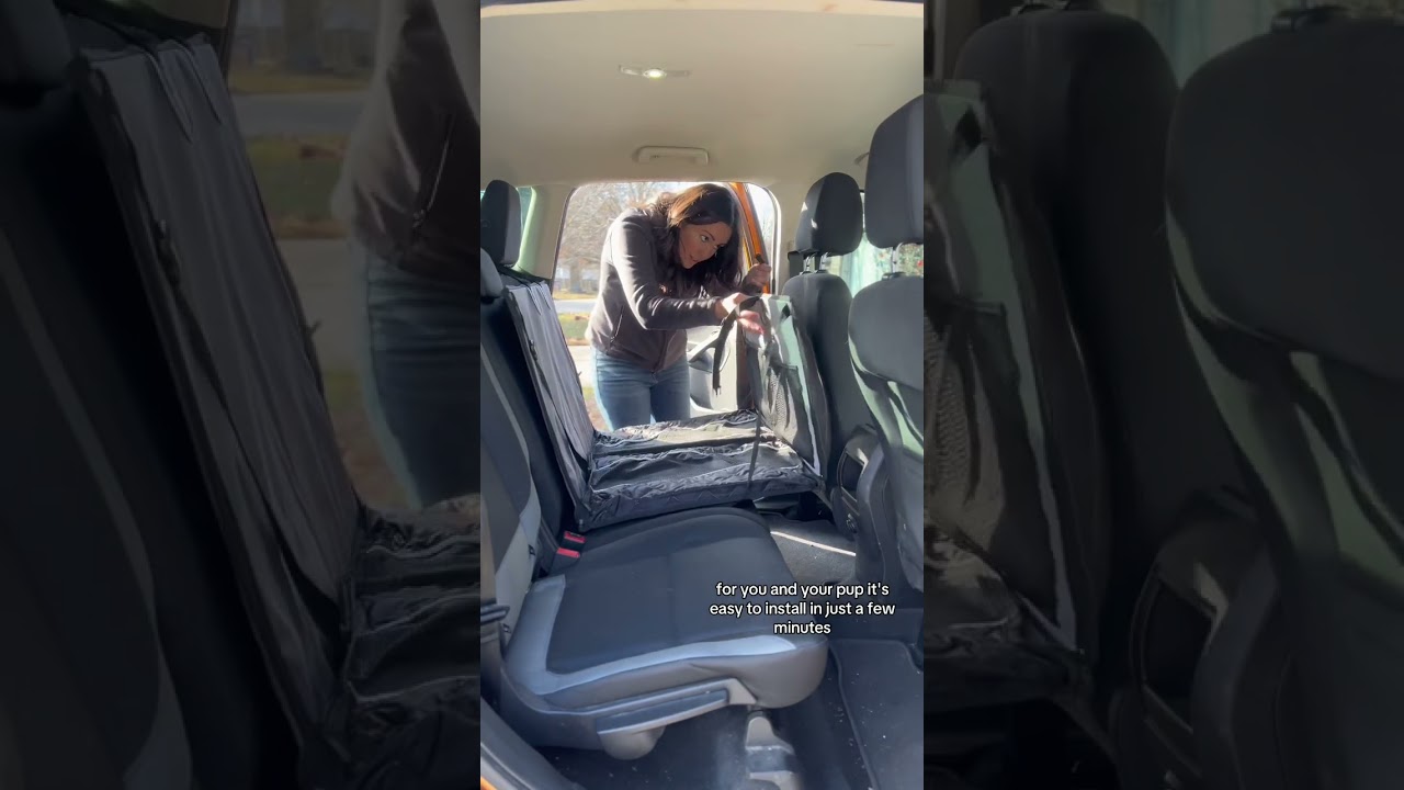 Dog Car Seat Extender with Hard Bottom | Traveling with Dogs | Review Rundown