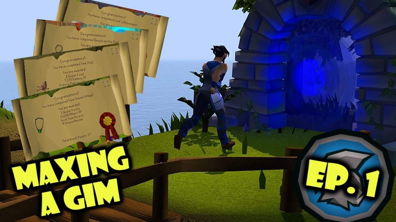 I Started  A Group IronMan | Maxing An IronMan | Ep  1 | Osrs