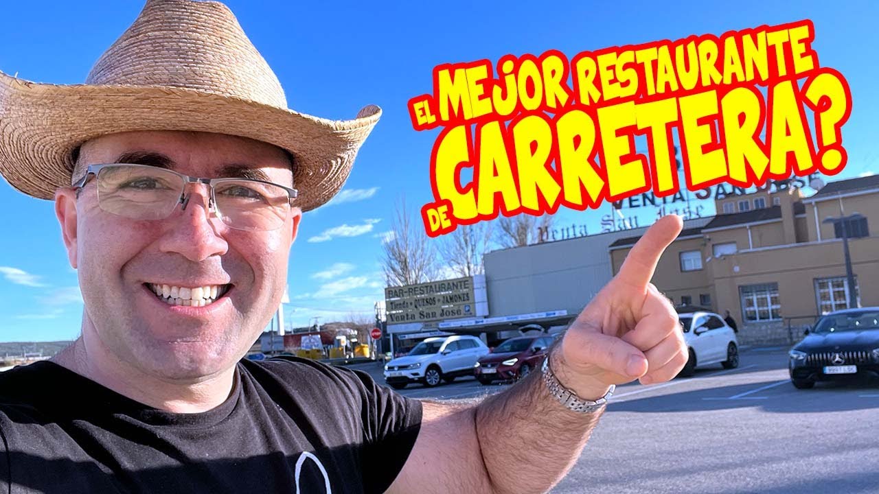 Comiendo en el MEJOR RESTAURANTE de CARRETERA de la A3 carretera de VALENCIA!!!