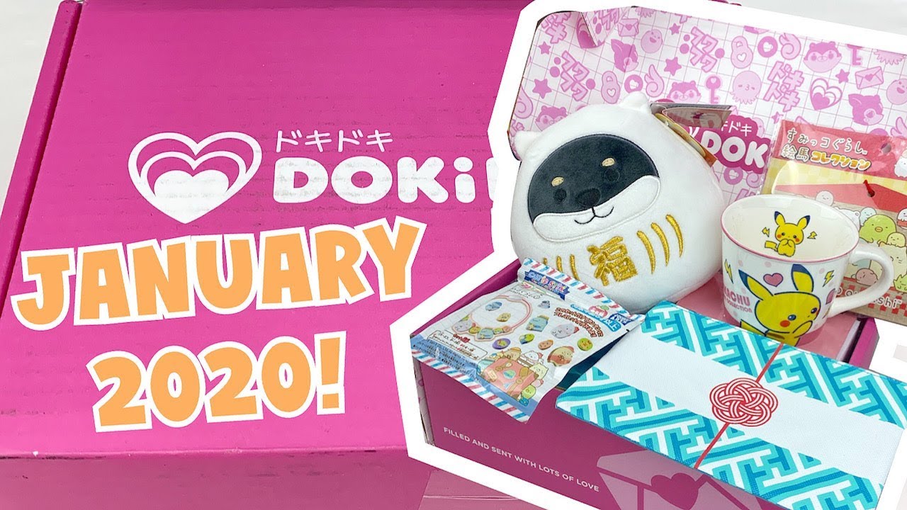 NEW YEAR KAWAII MERCH! Pokemon, Sumikko Gurashi & More | DokiDoki Crate January 2020 ♡