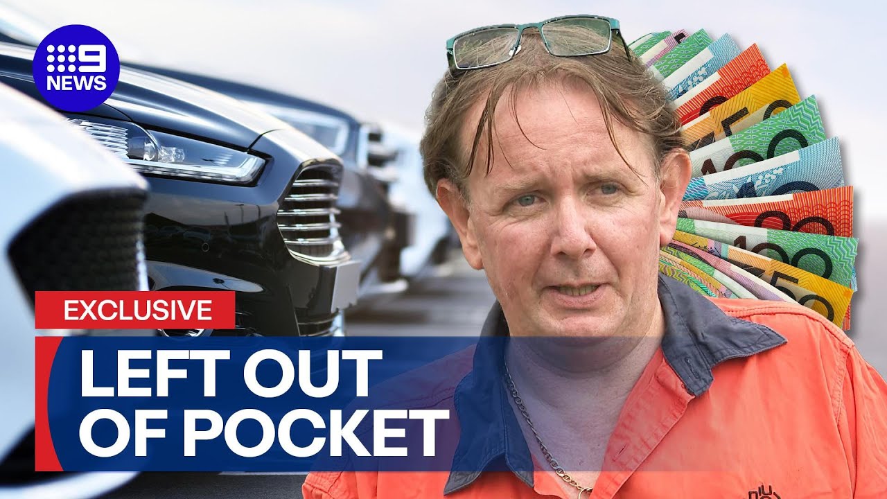 Drivers left out of pocket after paying off loans for cars they might never drive | 9 News Australia