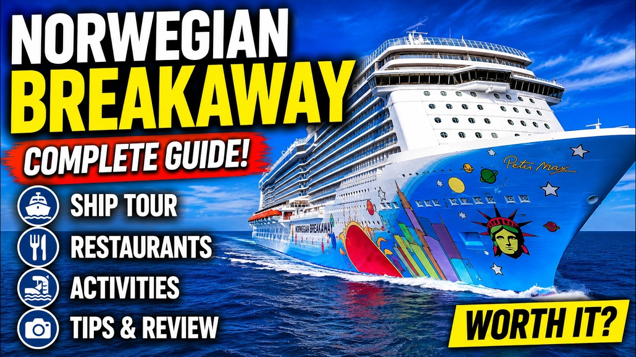 Norwegian Breakaway Cruise Ship Tour 2026 🚢 | Ultimate Norwegian Cruise Line Experience