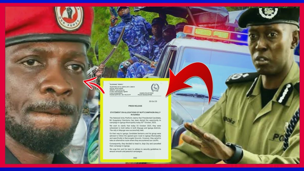 Kiwedde!! Finally Police Yetonzze Agava Ewa Bobi Wine Akaliro Bakawulira Ekiwandiiko Kikino