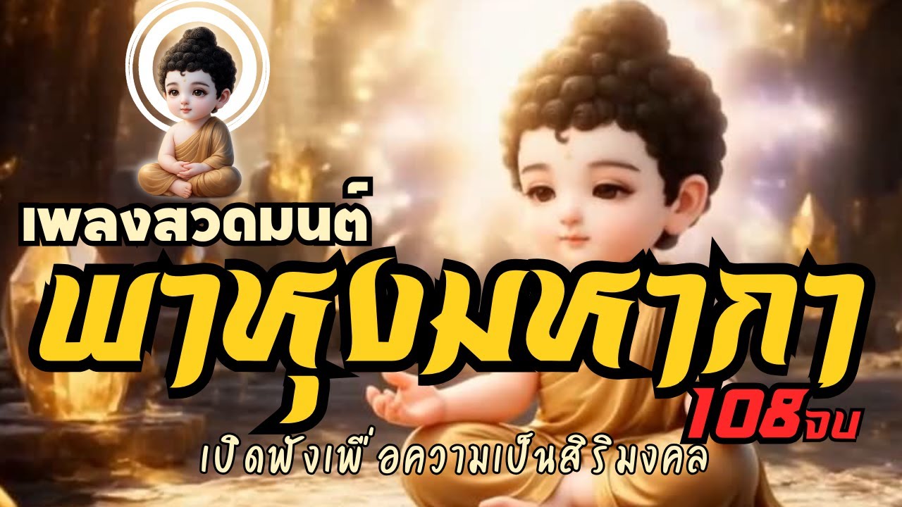 🙏เพลงสวดมนต์ พาหุงมหากา 108จบ | เปิดฟังเพื่อเป็นสิริมงคล พ้นทุกข์พ้นภัย พบแต่ความสุขความเจริญในชีวิต