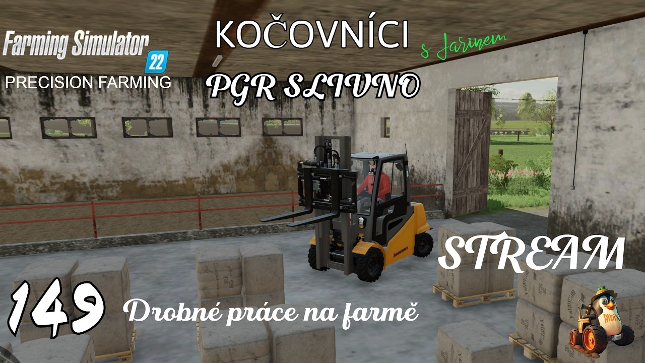 #149 PGR SLIWNO | STREAM - DROBNÉ PRÁCE NA FARMĚ | PRECISION FARMING |FS22|CZ/SK