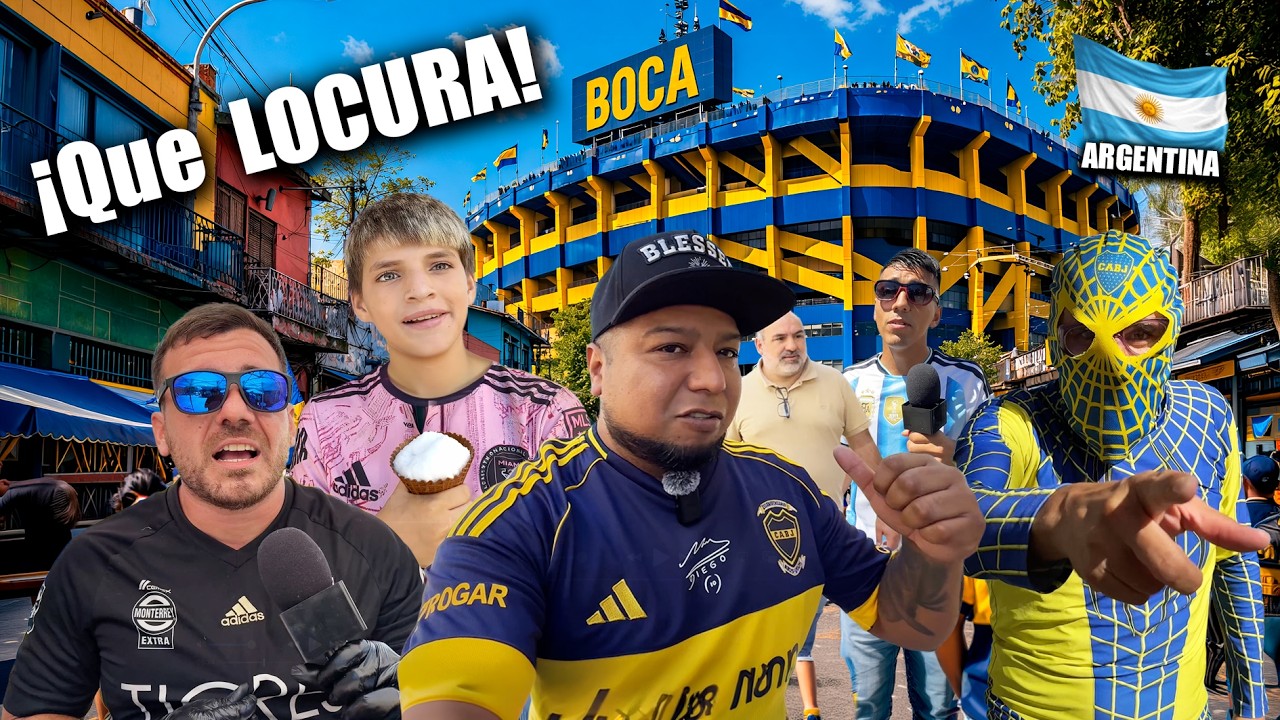 Nos infiltramos con la BARRA al Estadio de BOCA JR en Argentina