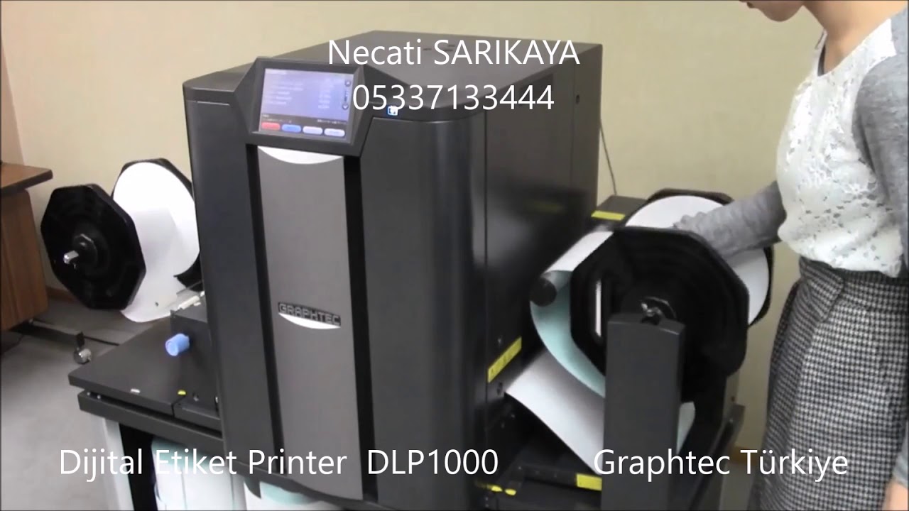 Rulo Etiket Baskı Makinesi - Digital Label Printer cmyk toner