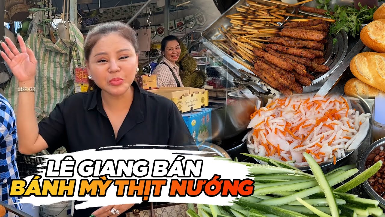 BẮT GẶP Lê Giang bán BÁNH MỲ ở chợ Vĩnh Long - ĐẮT NHƯ TÔM TƯƠI