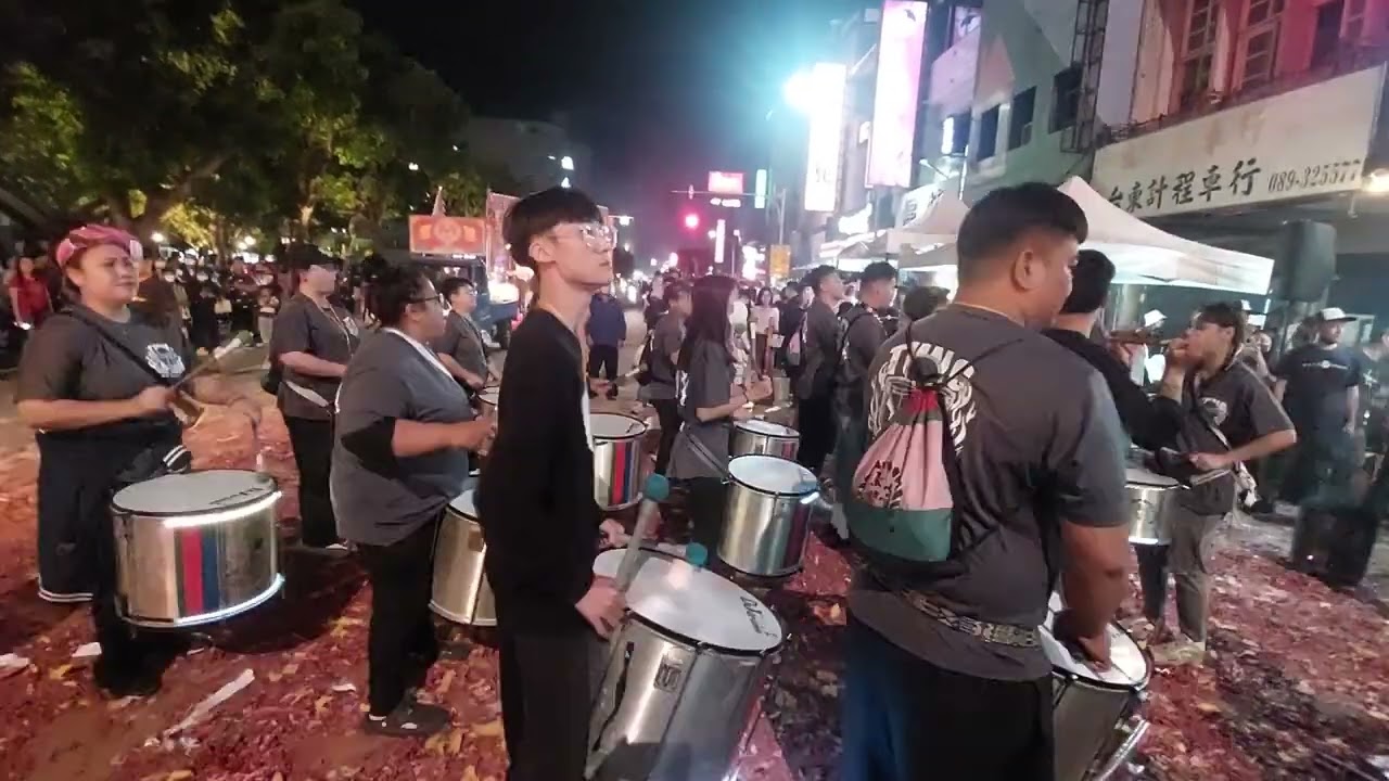丙午年台東市元宵封街繞境活動之森巴鼓表演