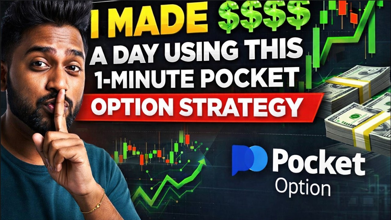 I MADE $$$$ 🤫 A DAY USING THIS 1-MINUTE POCKET OPTION STRATEGY