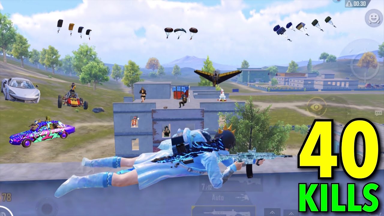 40 Kills😱ALL PRO PLAYERS RUSHED ME IN APRTMENTS🔥PUBG Mobile
