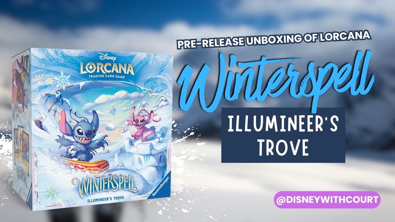 Lorcana Winterspell Illumineer's Trove | unboxing & some gameplay!